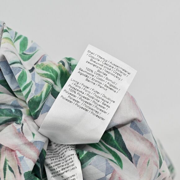 INWEAR by HELENA Skirt Women Sz 14 Tropical Geometric Print Elastic Waist A Line - Picture 9 of 12